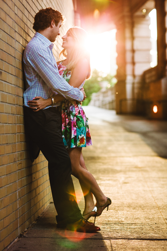 chicago river engagement session photo 
