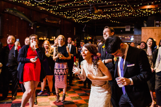 Wedding reception at The Hideout Chicago