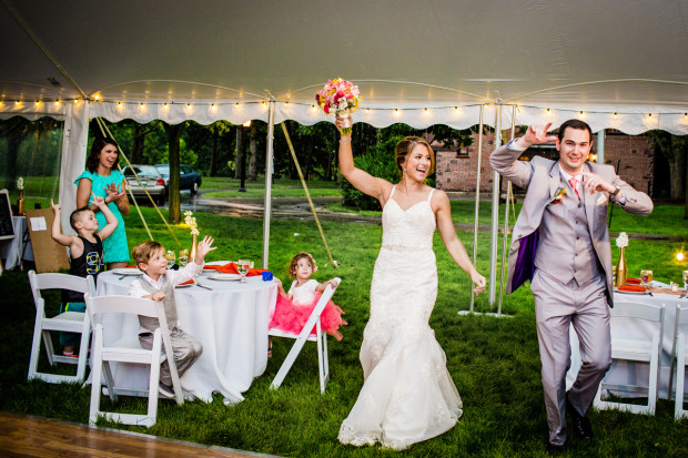 Rainy wedding at Katherine Legge Memorial Park