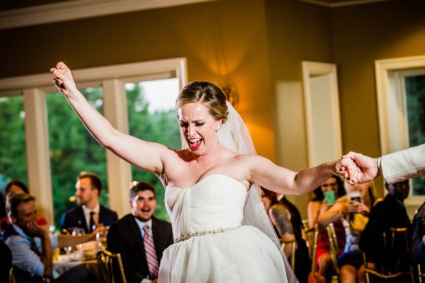 First dance at an Evanston Golf Club wedding.