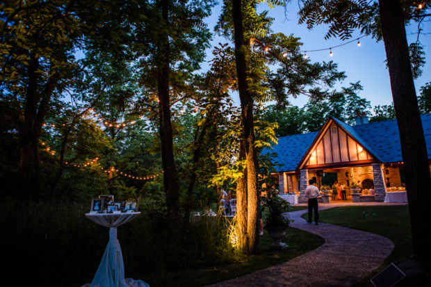 Wedding reception during a wedding at The Grove in Glenview.