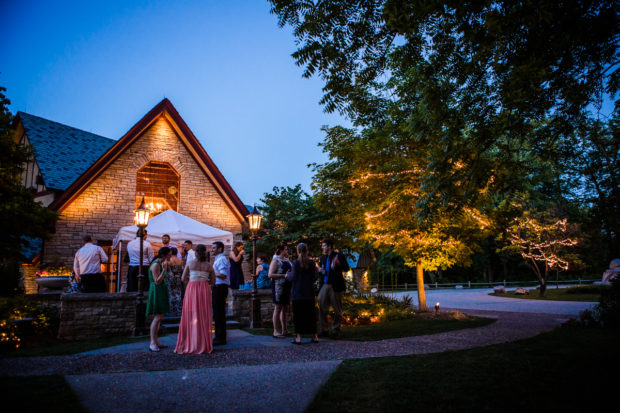 Wedding reception during a wedding at The Grove in Glenview.