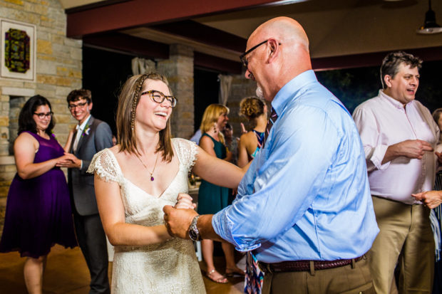 Wedding reception during a wedding at The Grove in Glenview.